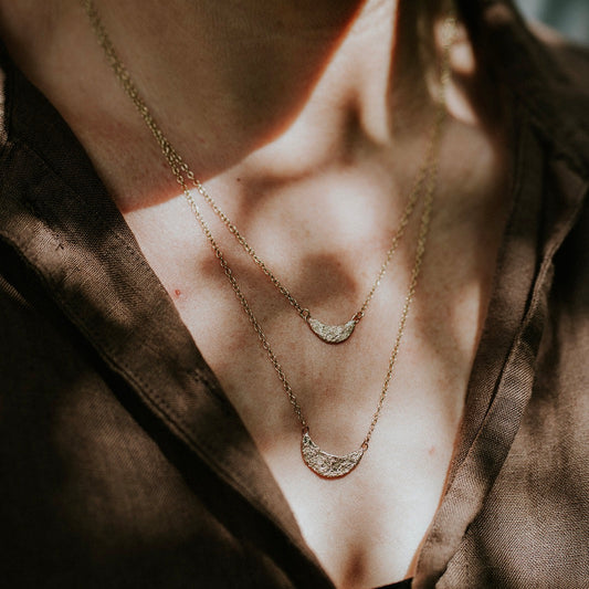 Crescent necklace