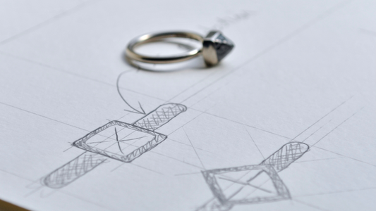 The Making of a Raw Diamond Engagement Ring
