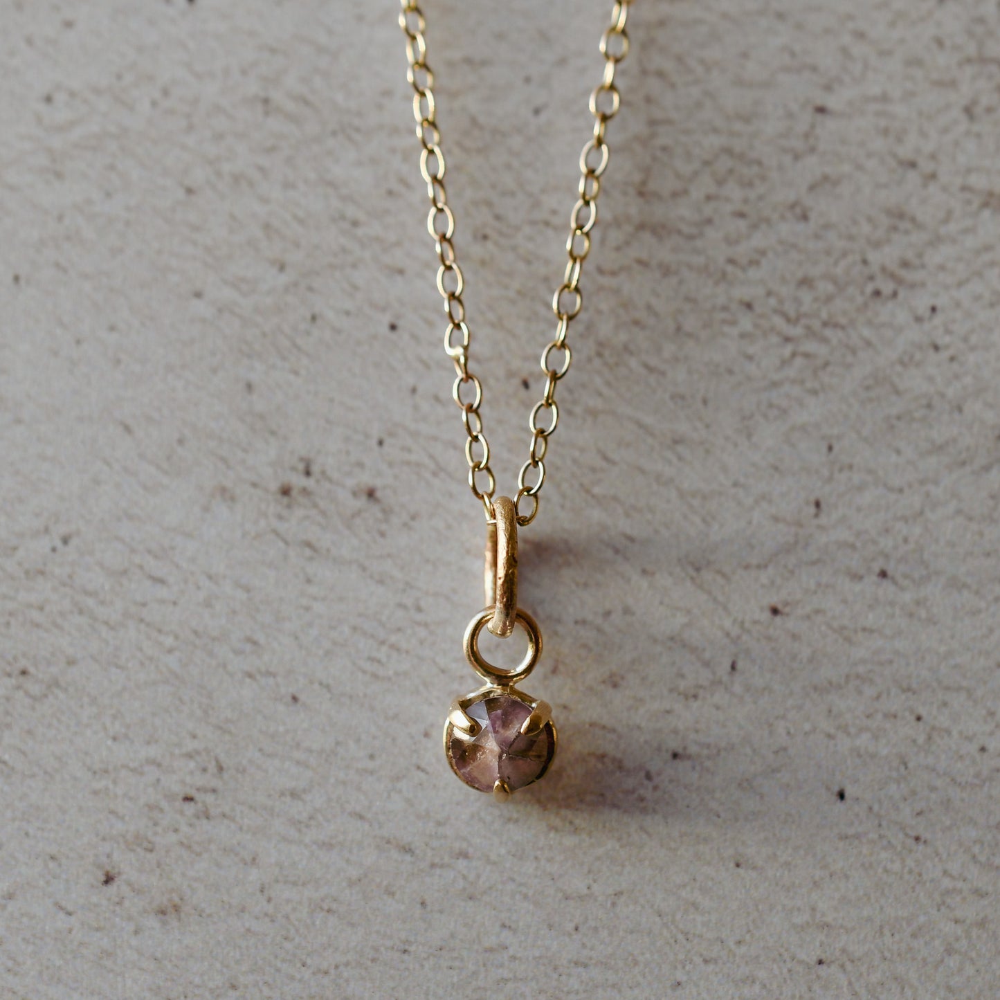 Amethyst and 9 Carat Gold Pendant