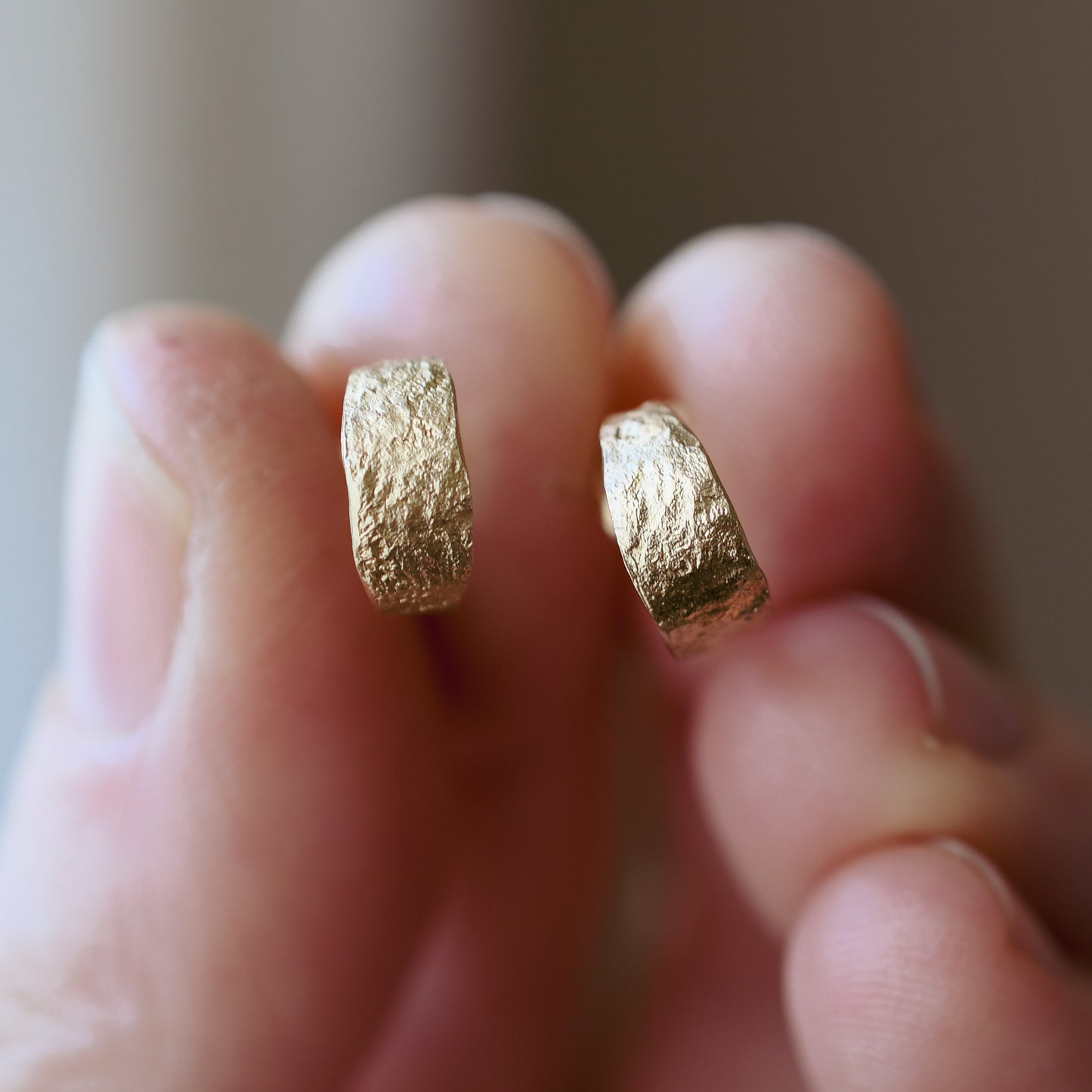 9 Carat Gold Liminal Earrings